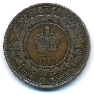 Нью-Брансуик, 1 цент (1861 г.)