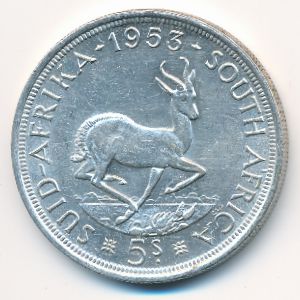 ЮАР, 5 шиллингов (1953 г.)
