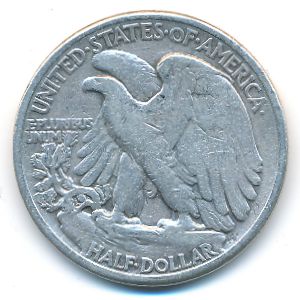 USA, 1/2 dollar, 1942