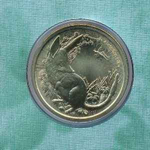 Australia, 1 dollar, 2011