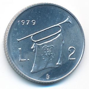 San Marino, 2 lire, 1979