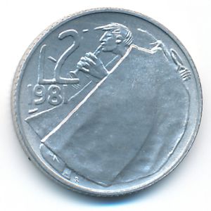 San Marino, 2 lire, 1981
