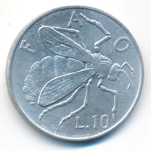 Сан-Марино, 10 лир (1974 г.)