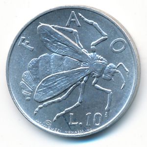 Сан-Марино, 10 лир (1974 г.)