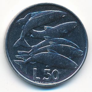 Сан-Марино, 50 лир (1975 г.)