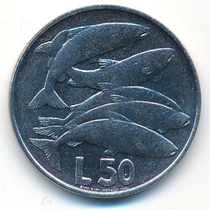 Сан-Марино, 50 лир (1975 г.)