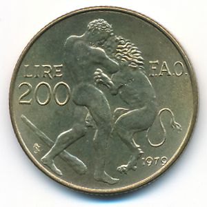 San Marino, 200 lire, 1979