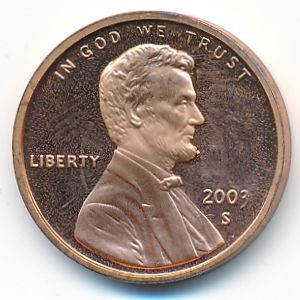 USA, 1 cent, 2003