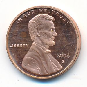 USA, 1 cent, 2004