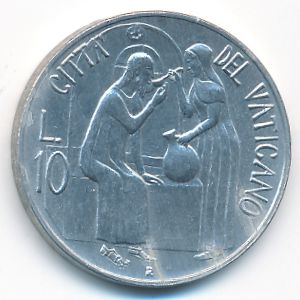 Vatican City, 10 lire, 1981
