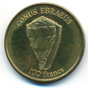 Остров Клиппертон., 100 франков (2011 г.)