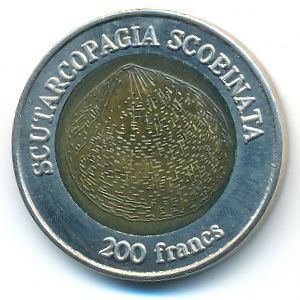 Wallis and Futuna., 200 francs, 2011