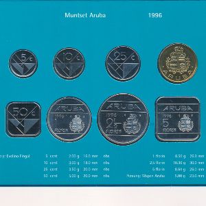 Aruba, Набор монет, 1996