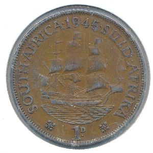 ЮАР, 1 пенни (1945 г.)