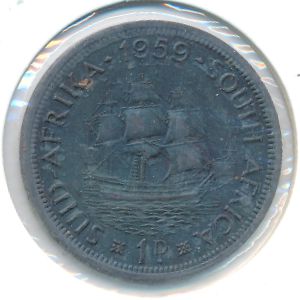 ЮАР, 1 пенни (1959 г.)