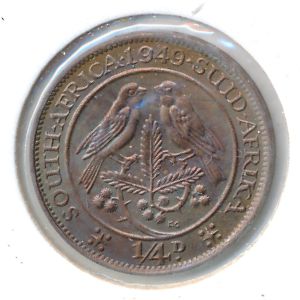 ЮАР, 1/4 пенни (1949 г.)