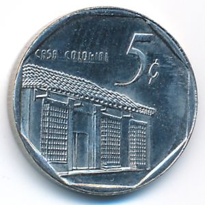 Куба, 5 сентаво (1998 г.)