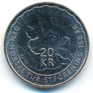 Норвегия, 20 крон (2018 г.)