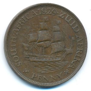 ЮАР, 1 пенни (1929 г.)