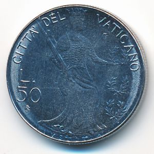 Ватикан, 50 лир (1980 г.)