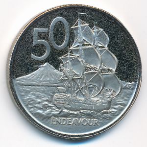 Новая Зеландия, 50 центов (1974 г.)