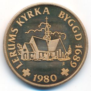 Sweden., 10 крон, 1980