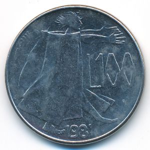 San Marino, 100 lire, 1981
