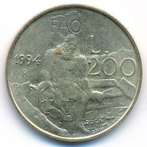 Сан-Марино, 200 лир (1994 г.)