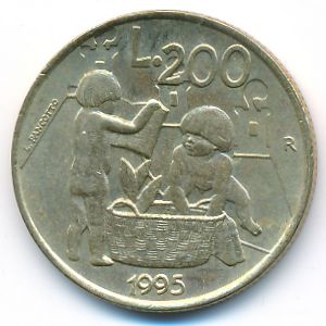 Сан-Марино, 200 лир (1995 г.)