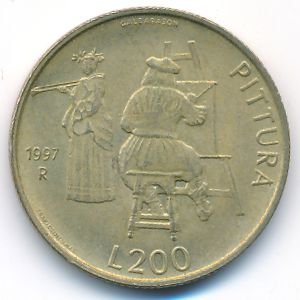 Сан-Марино, 200 лир (1997 г.)