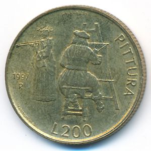 Сан-Марино, 200 лир (1997 г.)