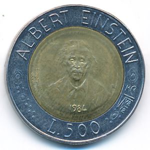 San Marino, 500 lire, 1984