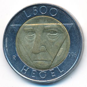 Сан-Марино, 500 лир (1996 г.)