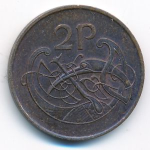 Ирландия, 2 пенса (1971 г.)
