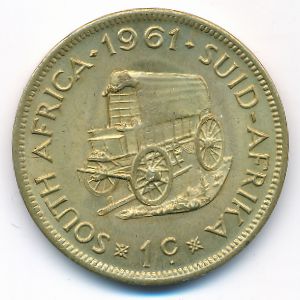 ЮАР, 1 цент (1961 г.)