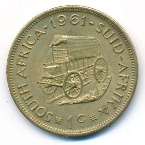 ЮАР, 1 цент (1961 г.)
