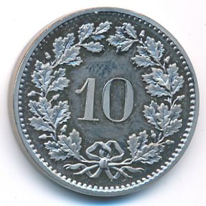 Швейцария, 10 раппенов (1975 г.)