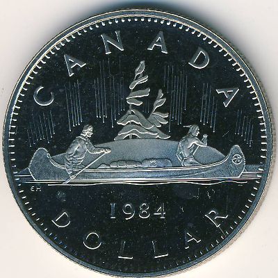 Канада, 1 доллар (1984 г.)