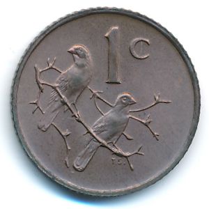 ЮАР, 1 цент (1974 г.)
