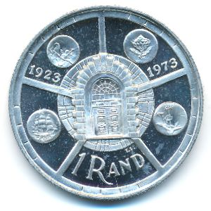 ЮАР, 1 рэнд (1974 г.)