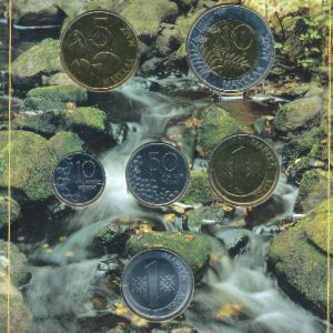 Finland, Набор монет, 1993