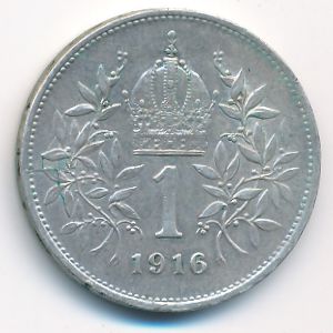 Австрия, 1 крона (1916 г.)