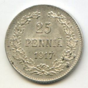 Финляндия, 25 пенни (1917 г.)