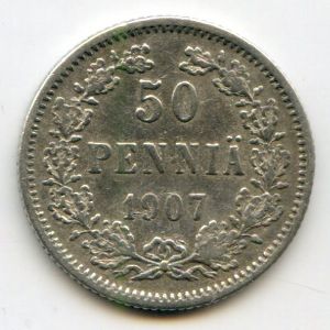 Финляндия, 50 пенни (1907 г.)