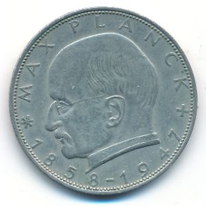 ФРГ, 2 марки (1968 г.)