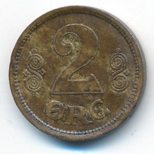Дания, 2 эре (1915 г.)