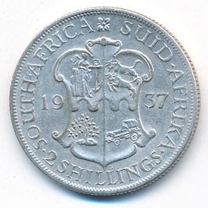 ЮАР, 2 шиллинга (1937 г.)