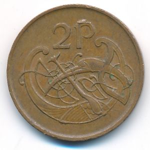 Ирландия, 2 пенса (1986 г.)