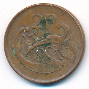 Ирландия, 2 пенса (1988 г.)