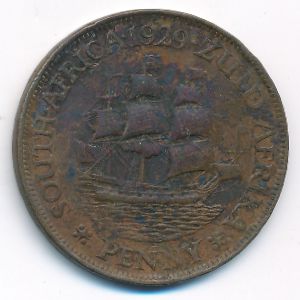 ЮАР, 1 пенни (1929 г.)